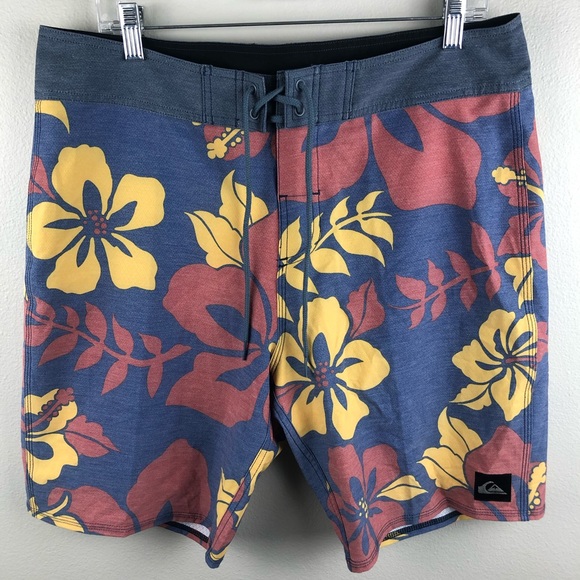 Quiksilver Other - Quiksilver Flowah Powah Board Shorts Men's 34 EUC